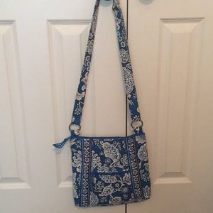 Vera Bradley Iconic Hipster Blue Lagoon Crossbody